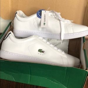 Brand New - Lacoste leather white sneakers